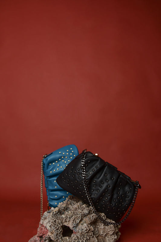 Studded cloud bag